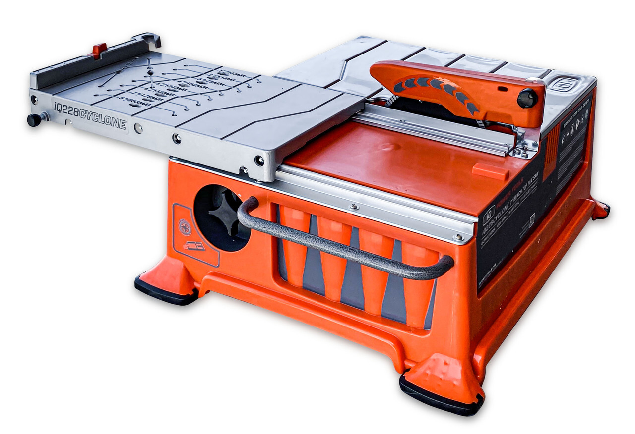 IQ Power Tools Dry Saw Bundle Kit includes 1 x IQ TS244, 1 x IQ 228, 2