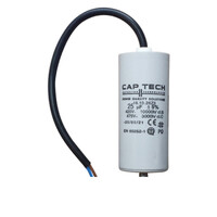 Capacitor Run Sealed Terminal With Lead 80uf - 120mm x 45mm x 45mm