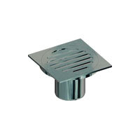 Floor Waste Square Chrome 80mm to 50mm