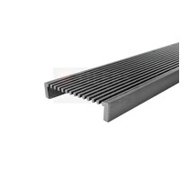 Linear Floor Grate Custom Wedge Wire 100 x 316 Stainless