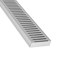 Lauxes Aluminium Standard Perforated Grate 100mm x 26mm SILVER (per metre)