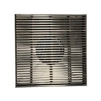 Floor Waste Sedek Mila 200 x 200 -316 Grill Stainless 80mm (S27)