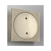 Clearout Cover SQUARE 110 x 110 - 100mm Outlet Brush Nickel
