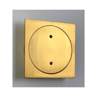 Clearout Cover SQUARE 110 x 110 - 100mm Outlet Gold