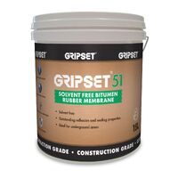 Gripset 51 Solvent Free Bitumen Rubber Membrane 15 Litre