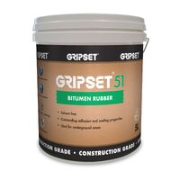 Gripset 51 Solvent Free Bitumen Rubber Membrane 5 Litre