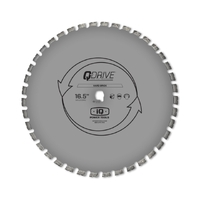 IQ Power Tools Hard BRICK Blade Silent GREY 420mm (16")