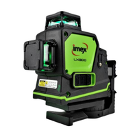IMEX Laser Level LX3DG 3 x 360 Line Laser  (GREEN)