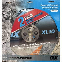 OX Diamond Blade General Purpose 350mm (2 Pack)