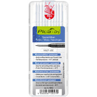 Pica Dry Pen Refill Set of 10 Leads - White 4043