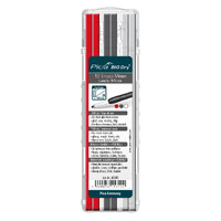 Pica Big Dry Refill Set of 12 Leads - (4 x Graphite - 4 x White - 4 x Red) 6045
