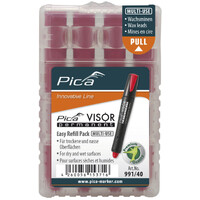 Pica Visor 4 Lead Refill Set Red 991/40
