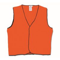 Hi Vis Orange Safety Vest Large
