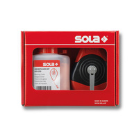 Sola Chalk Line Reels Set RED, Includes Chalk Line & Powder 250g