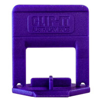 Clip-It 1.5mm 4 WAY Clips Purple 500 Box