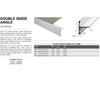 Double Sided Angle Milled Finish 10mm - 30mm x 3m